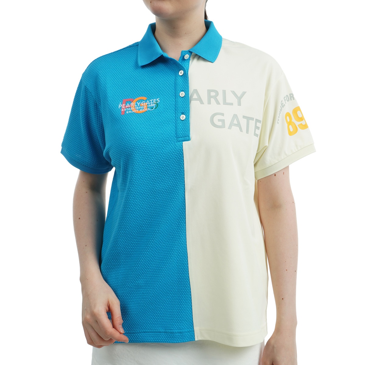 セール・アウトレット】DRY MIX×ポップコーン半袖ポロシャツ レディス