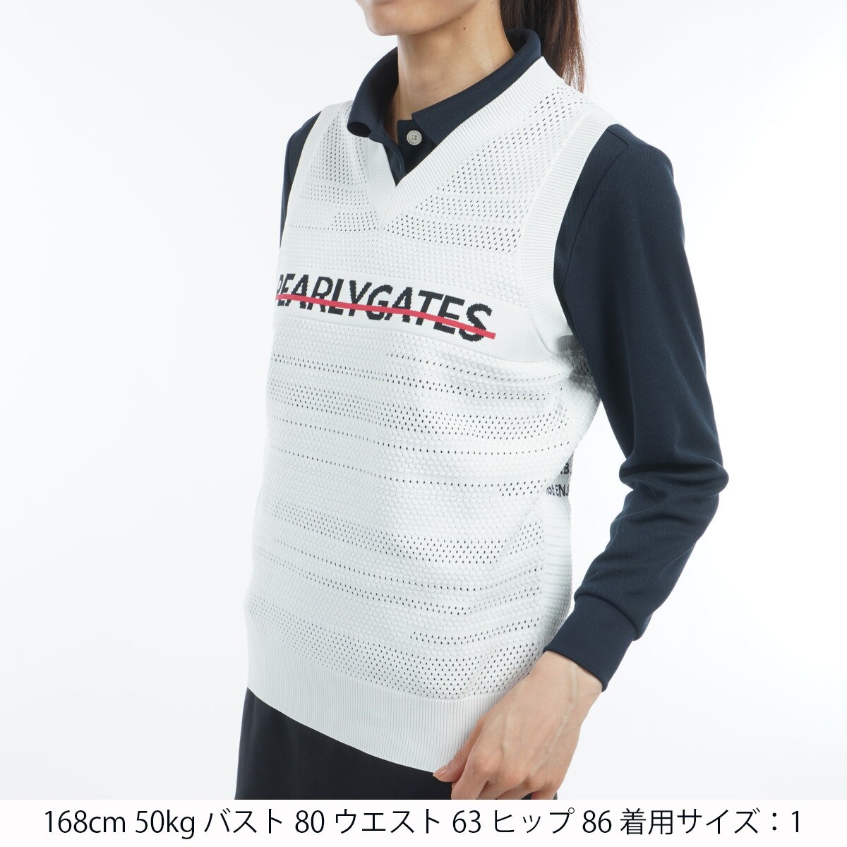 PEARLY GATES パーリーゲイツ メッシュベスト サイズ5 美中古 PEARLY GATES パーリーゲイツ メッシュベスト レッド 2