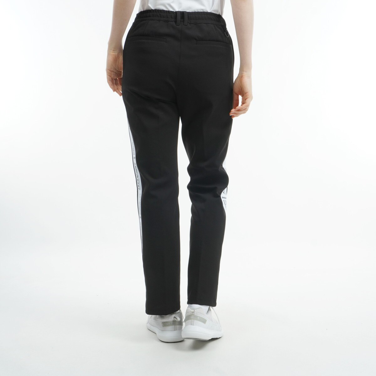 4 M ジャックバニー ライトダンボールニット サイドロゴ ロングパンツ