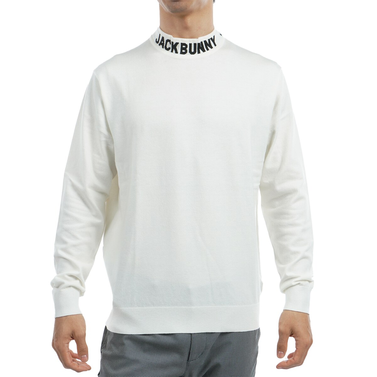 【新品タグ付】ジャックバニー　メンズ　ハイネックニット　セーター　Ｌ　クリーム色 楽天市場】【PREMIUM SALE】Jack Bunny!! by PEARLY GATES