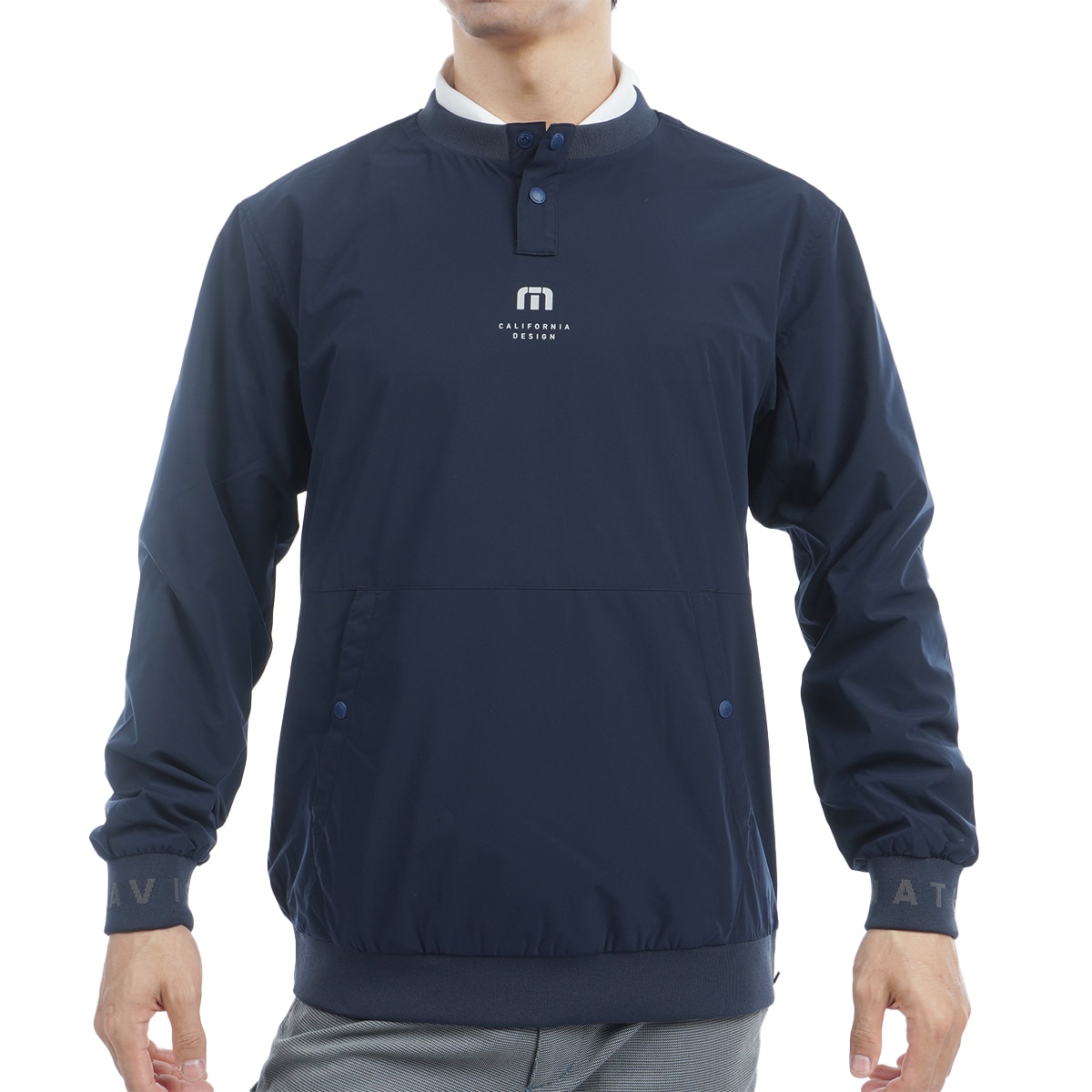 【TravisMathew】美品✨ナイロンスニード ジャケット ネイビー 2XL TravisMathew】美品✨ナイロンスニード ジャケット ネイビー 2XL