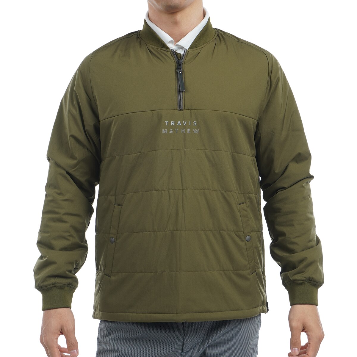 0GPN_Grey スポーツ 極美品 Travis Mathew トラヴィスマシュー