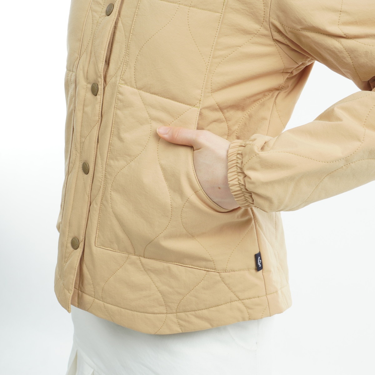 セール・アウトレット】ストレッチ 中綿キルトジャケット レディス