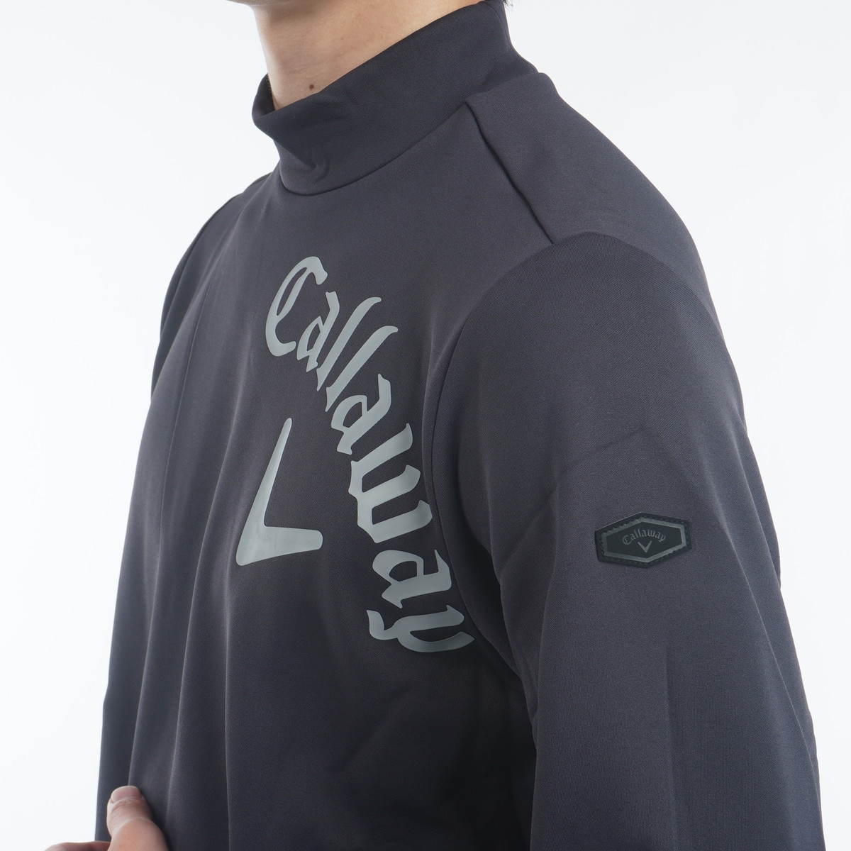 CALLAWAYゴルフウェア 裏起毛ダブルニットモックネックシャツ キャロウェイ（CALLAWAY）（メンズ）ゴルフウェア 裏起毛ダブル