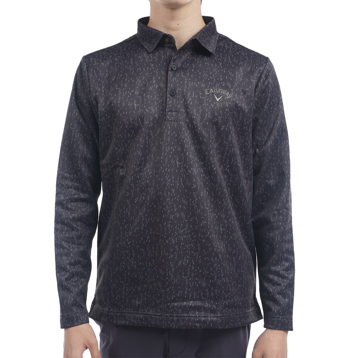 Callaway キャロウェイ 裏薄起毛 長袖 ポロシャツ 白 千鳥柄 M TSI Callaway キャロウェイ 裏薄起毛 長袖 ポロシャツ 赤 千鳥柄 M TSI