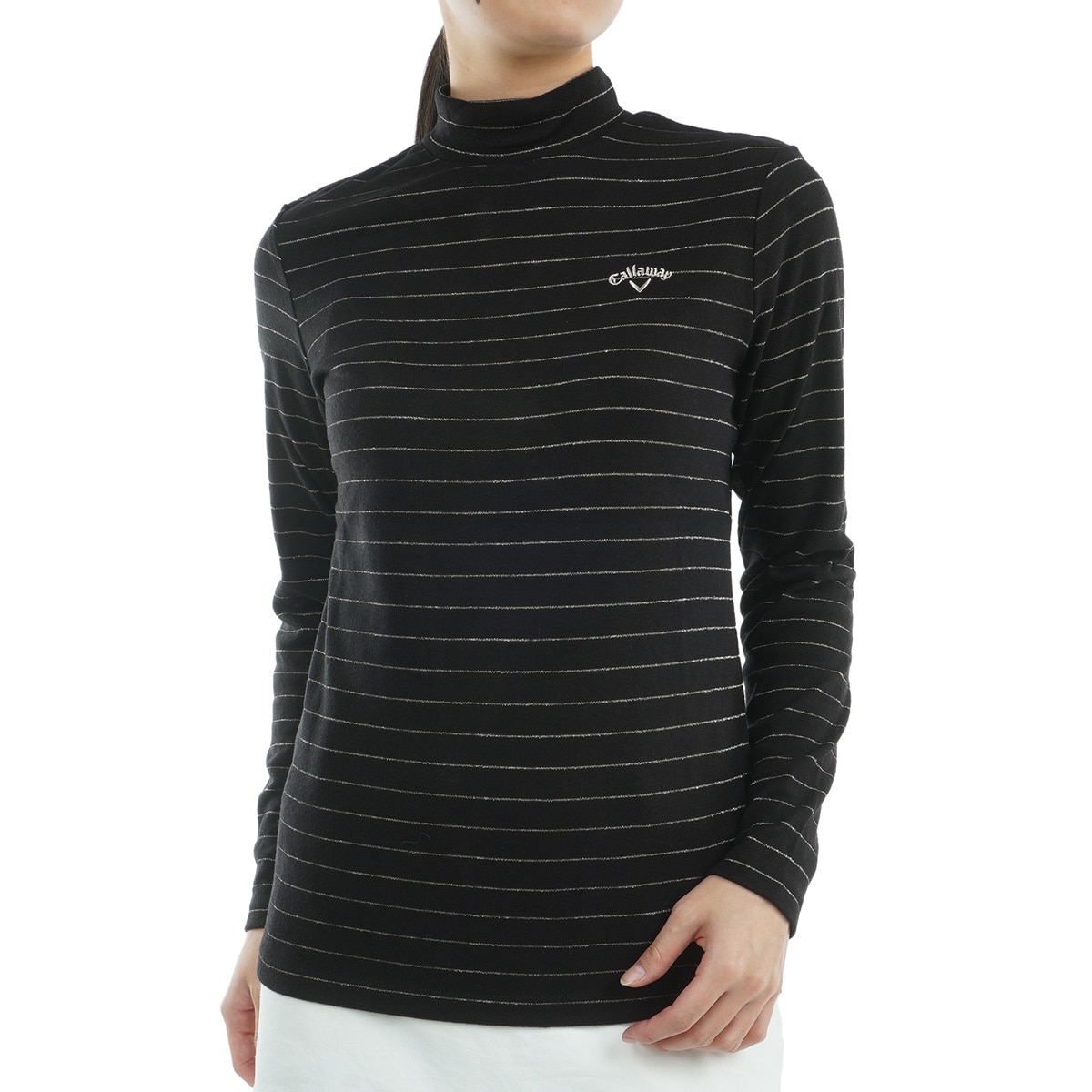 パラディーゾ ゴルフシャツ 半袖モックネックシャツYSL33A レディース WH パラディーゾ] ゴルフシャツ 半袖モックネックシャツYSL33A レディース