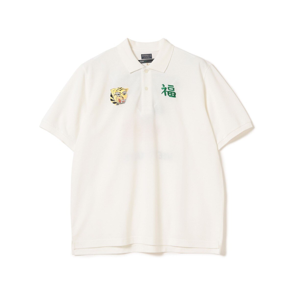 D138◆BEAMS GOLF ビームス◆半袖 ポロシャツ M ブルー×ホワイト マリン ボーダー メンズ トップス ゴルフウェア 鹿の子 コットン Tシャツ サイズ：S BEAMS GOLF ビームスゴルフ 半袖ポロシャツ ハーフジップ