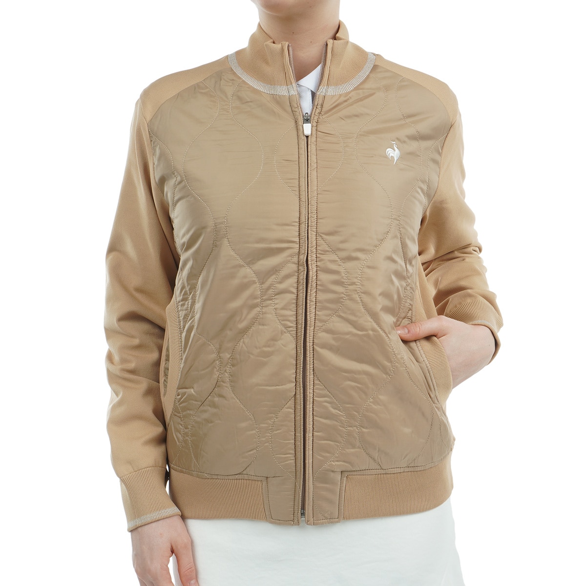 新品 定価23100円 le coq sportifニットジャケットR-6415 ハイブリッド