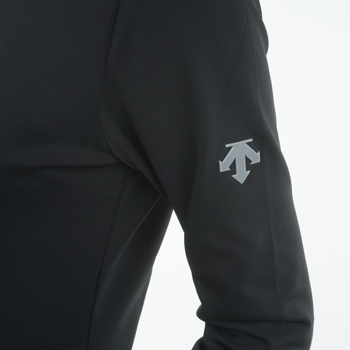 DESCENTE GOLF モックネックベアスムース長袖シャツ ストレッチ モックネック裏微起毛ベアスムース長袖シャツ