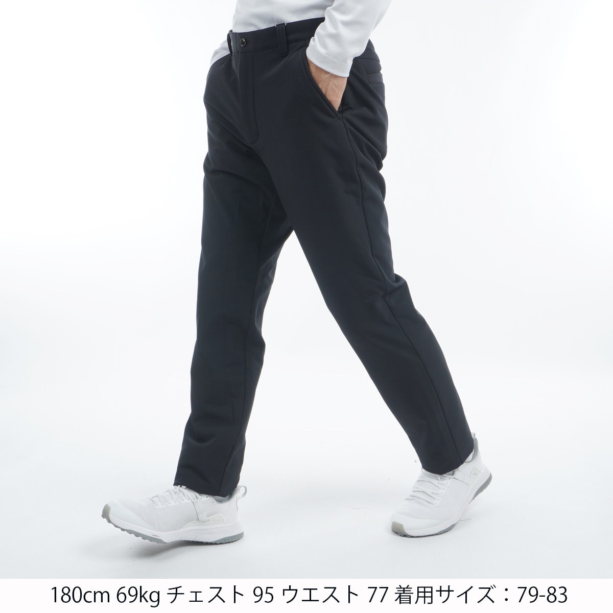 SEASON COLLECTION 裏起毛ストレッチパンツ(ロングパンツ