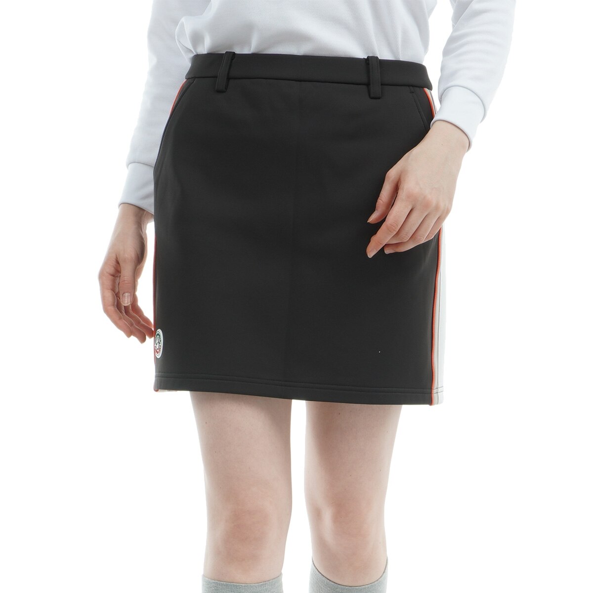 セール・アウトレット】ENVOY ストレッチ 裏起毛 サイドラインスカート