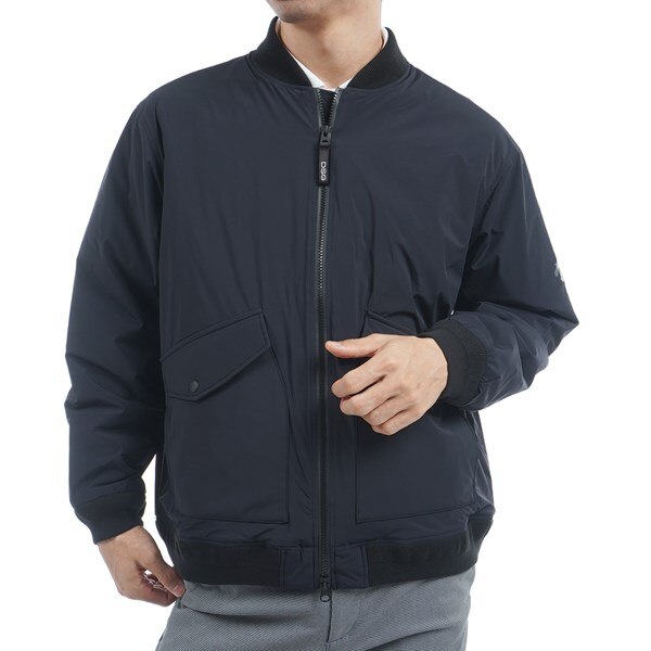 DSG COLLECTION ストレッチ 中綿フライトジャケット(アウター(ブルゾン  