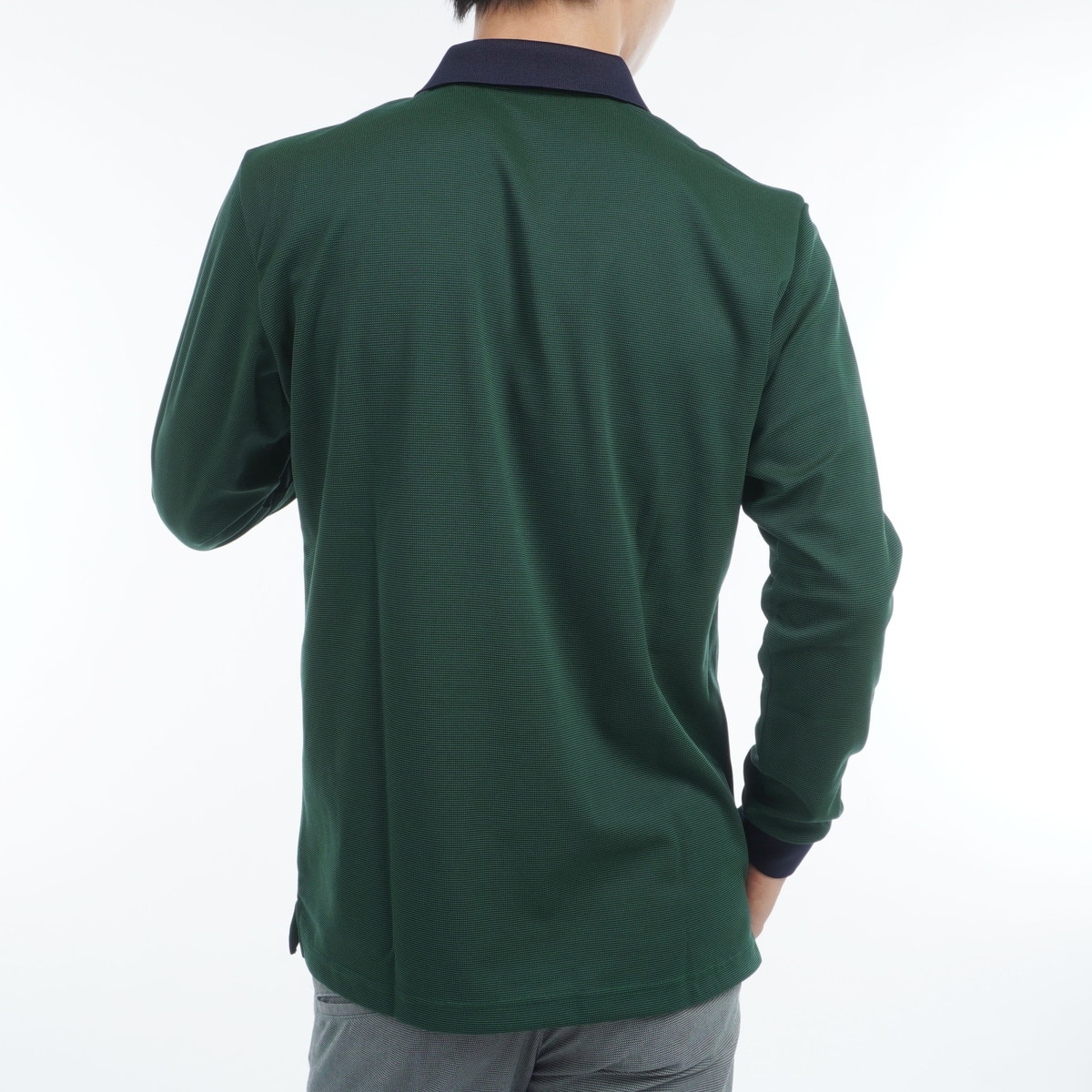 【新品】マンシングウェア MG5SLS25M ドット鹿の子長袖ポロシャツ SEASON 吸汗速乾 ドット鹿の子 長袖ポロシャツ(長袖シャツ