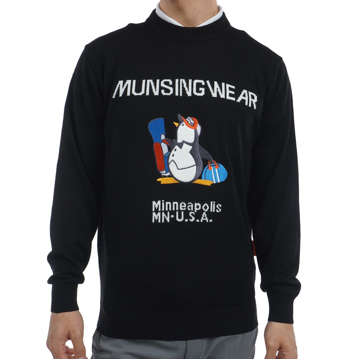 ⭐️新品未使用⭐️Munsingwear-ニットセーターマンシングウェア Mサイズ⭐️ Munsingwear マンシングウェア - ニット・セーター -デサント