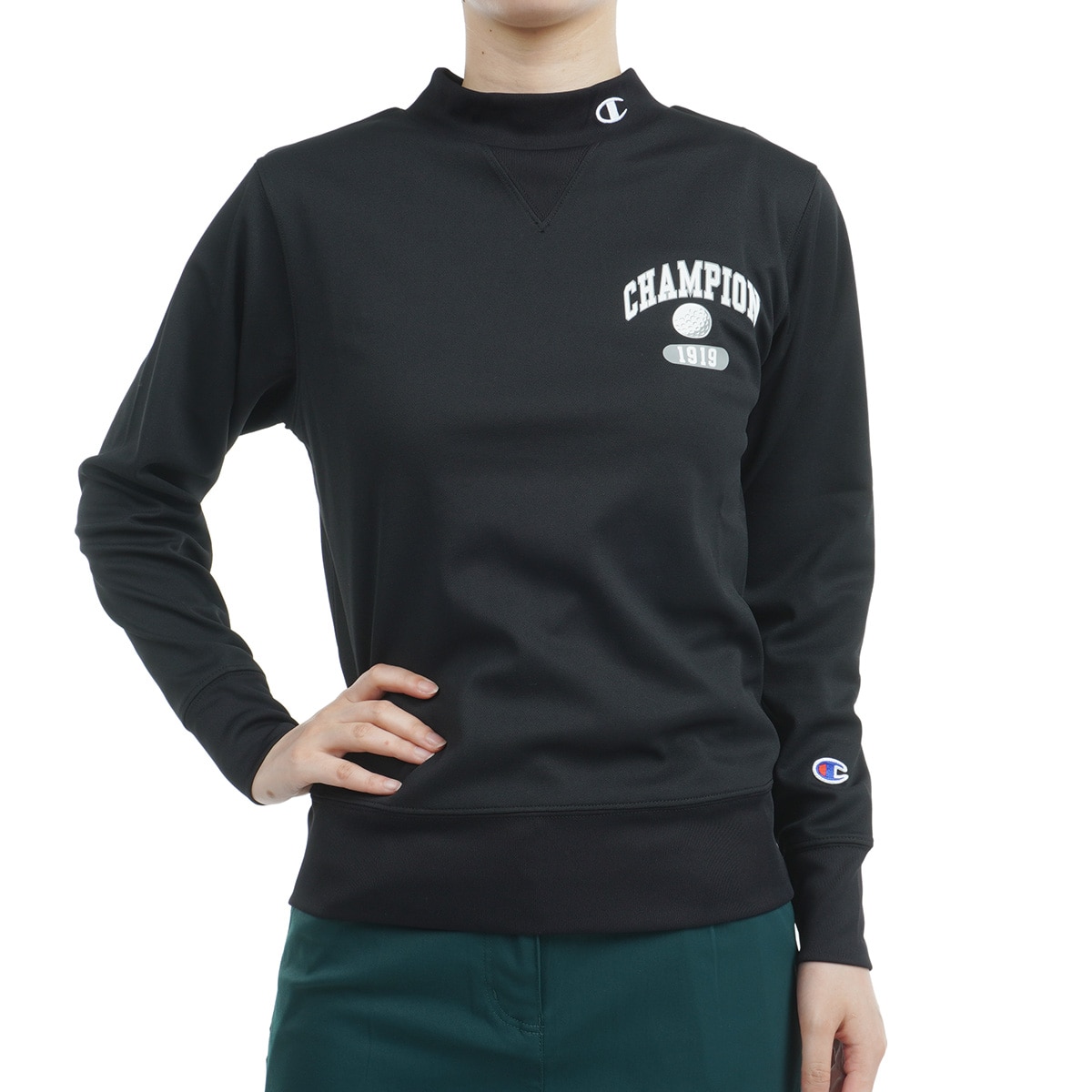 ☆VOLVIC GOLF☆ボルヴィック韓国 モックネック 起毛長袖 トップイズム TopIsm ゴルフウェア レディース モックネック gs