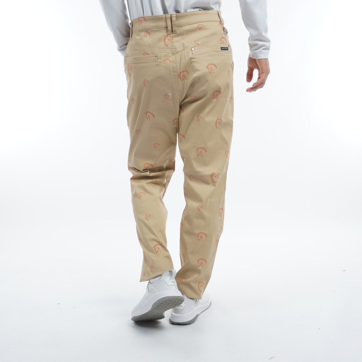 セール・アウトレット】ドビーEXストレッチ 馬柄ノータックパンツ