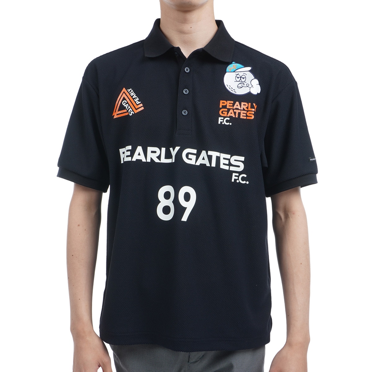 パーリーゲイツ ニコちゃん PG スマイル 89 ロゴ 鹿の子