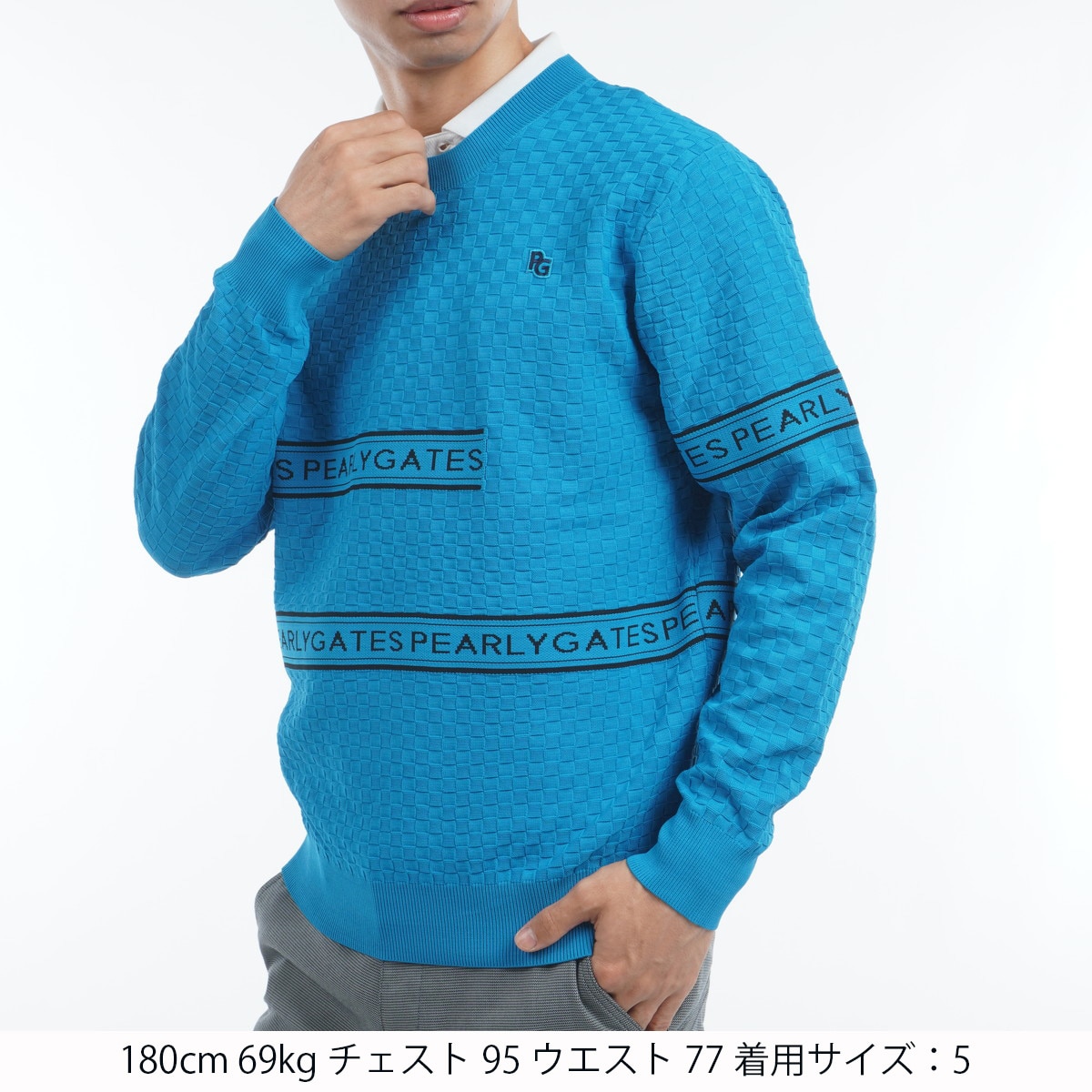 セール・アウトレット】光栓 1/50 市松柄丸首セーター(中間着 セール・アウトレット】光栓 1/50 市松柄丸首セーター(中間着