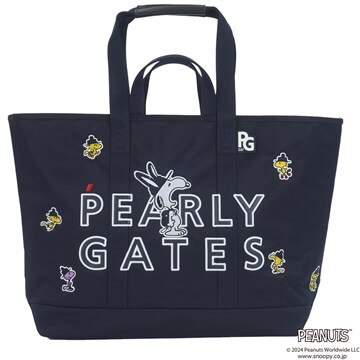 パーリーゲイツ ゴルフ衣類用 ボストンバッグ エナメル ブルー 