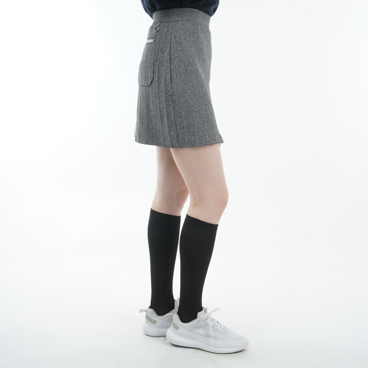 パーリーゲイツレディース 光栓 Wジャガード＋ピンタック ニットスカートサイズ0 セール・アウトレット】光栓 1／50 Wジャカード+ピンタックスカート