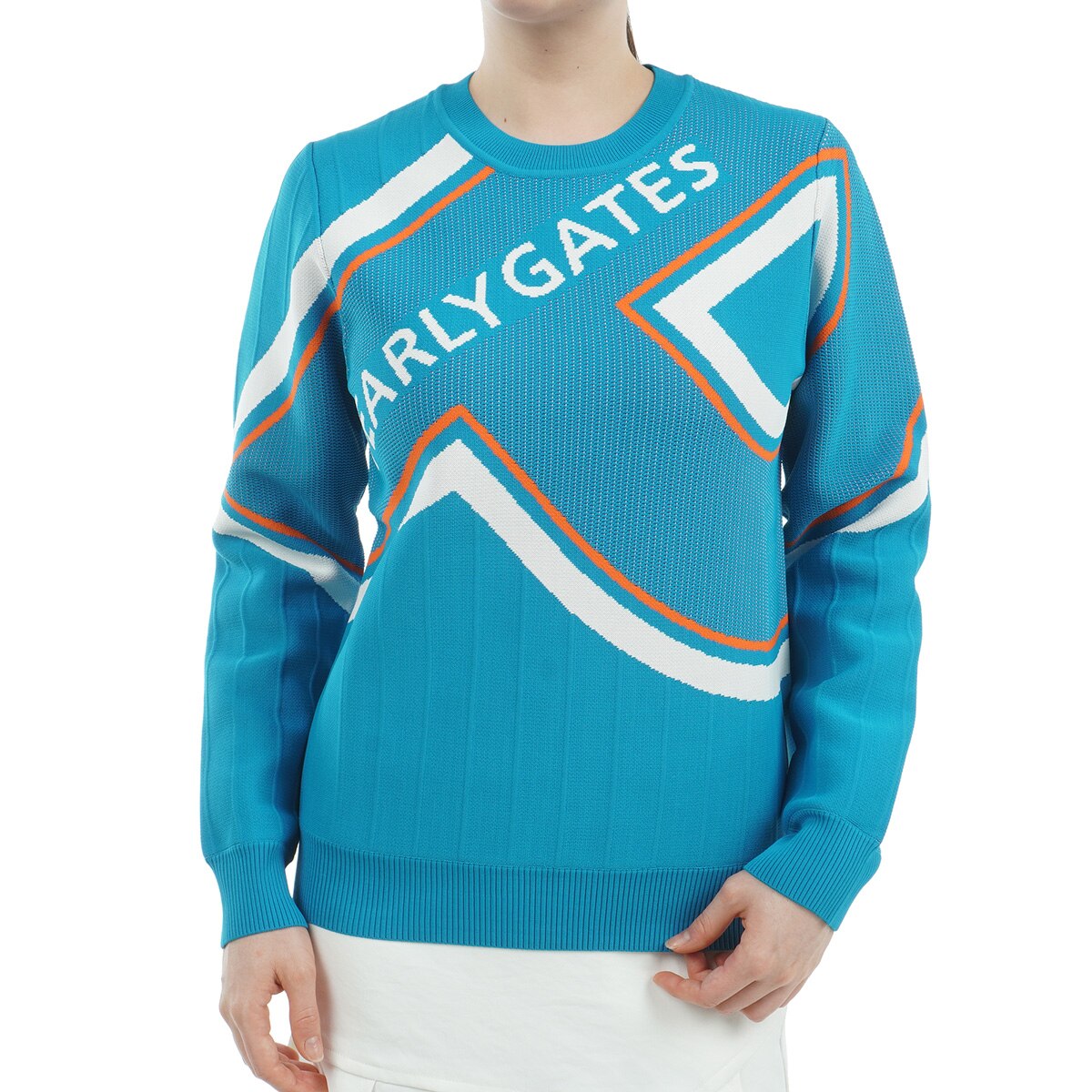 セール・アウトレット】光栓 1／50 Wジャカード+ピンタック丸首