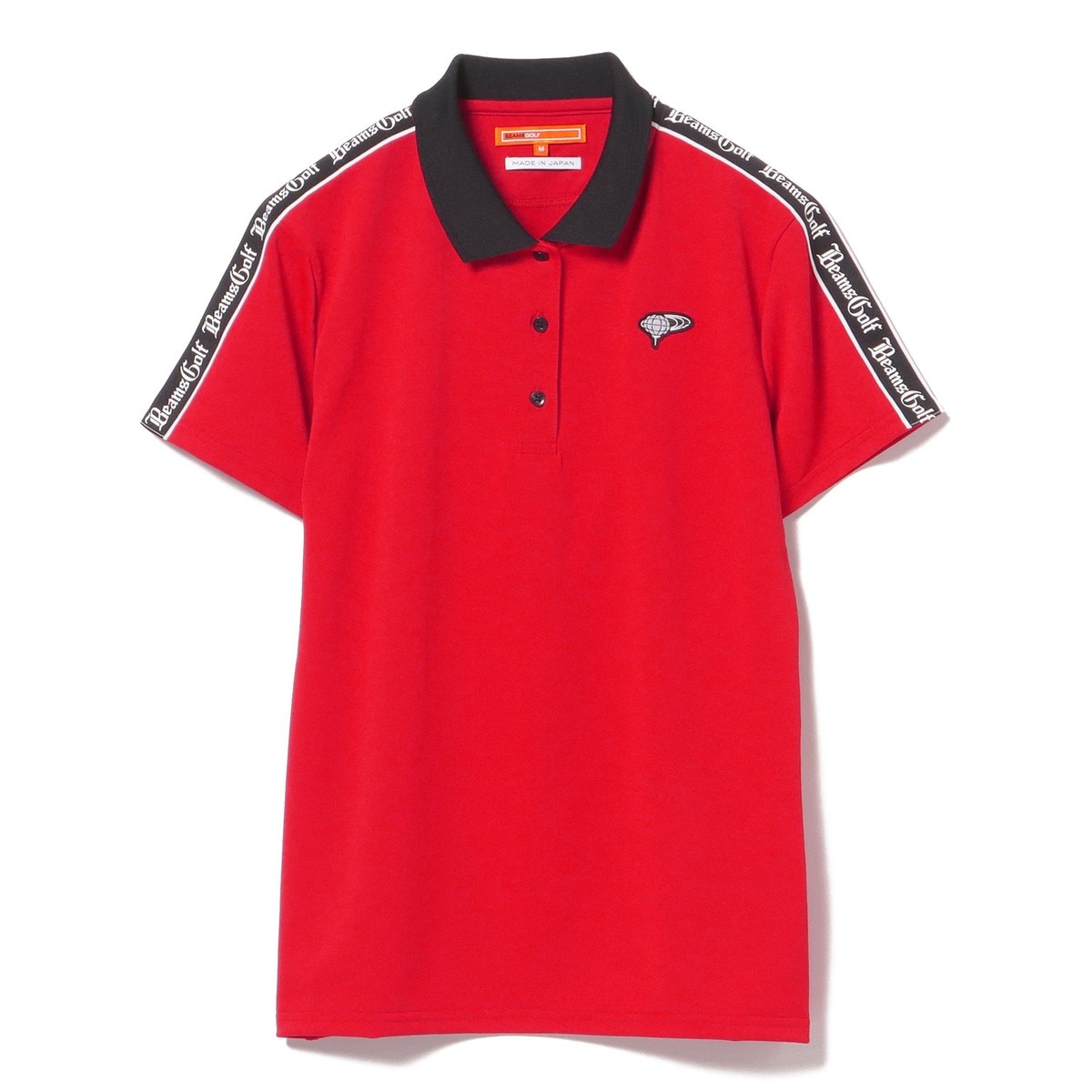 BEAMS GOLF ORANGE LABEL ロゴライン ポロシャツ レディス(半袖シャツ