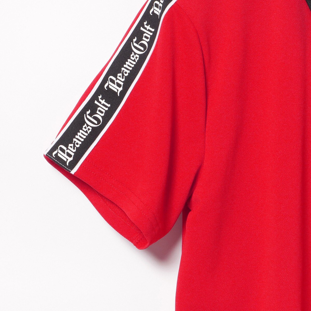 BEAMS GOLF ORANGE LABEL ロゴライン ポロシャツ レディス(半袖シャツ