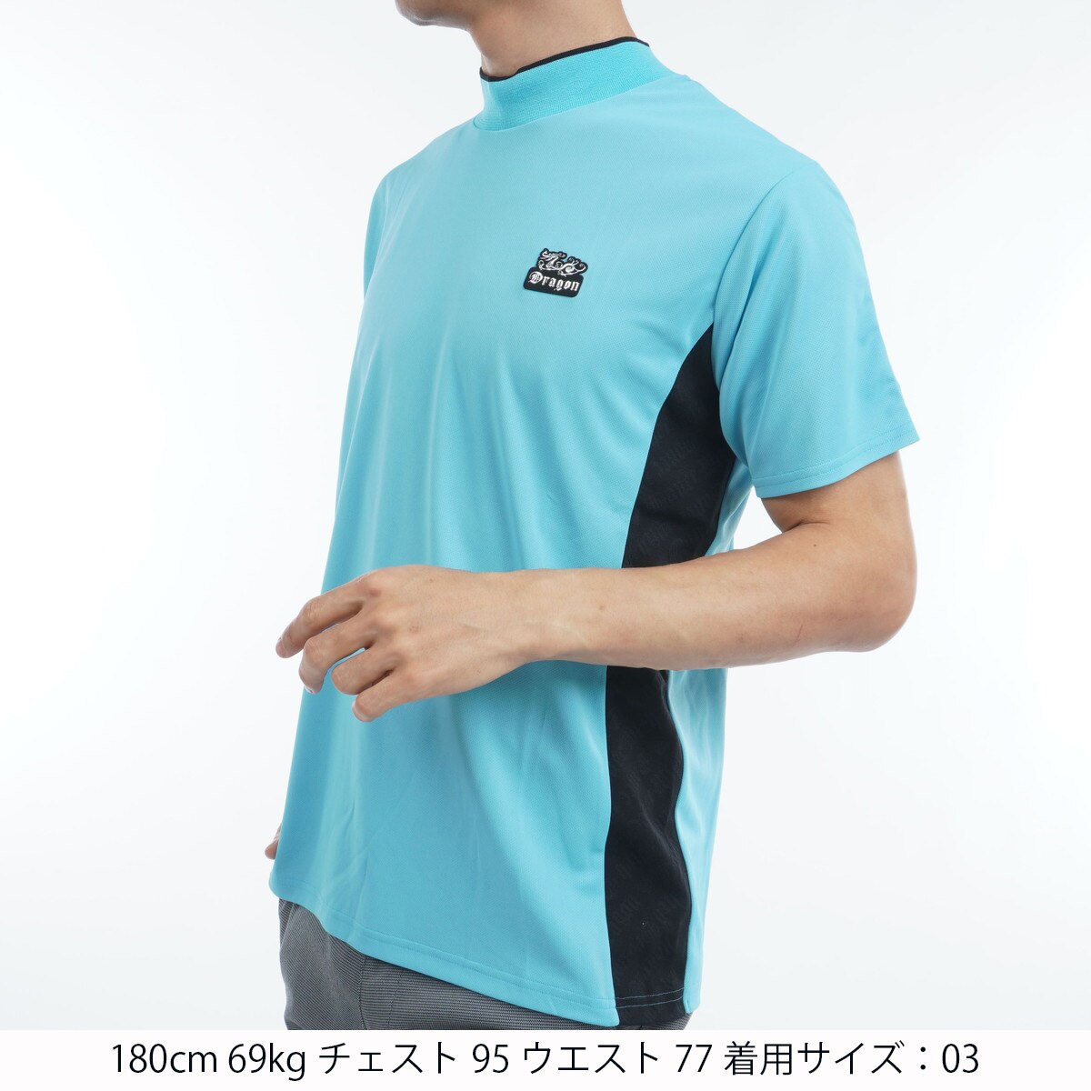セール・アウトレット】3FUNCTIONSモックネック半袖シャツ(半袖