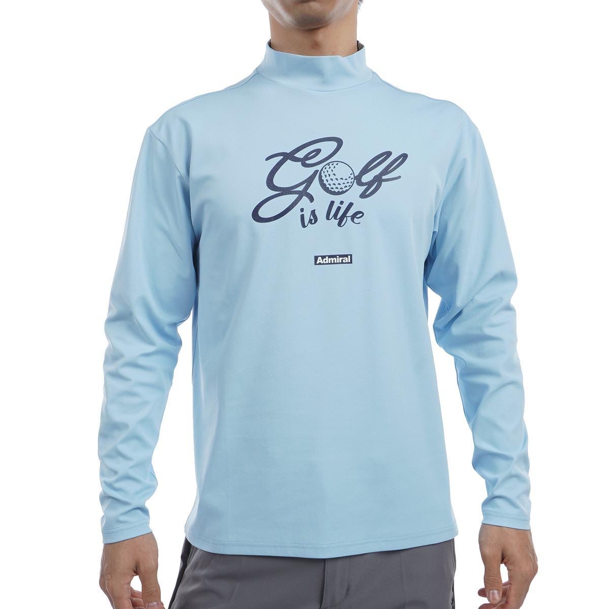 Admiral golf アドミラル モックネック スウェット【ホワイト・L】 ロゴモックネック スウェット ADMA492 – ADMIRAL