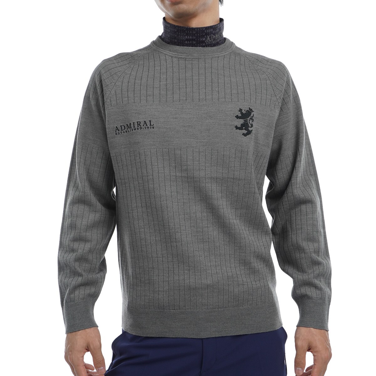 アドミラルセーター フラッグジャカード クルーセーター ADMA453 – ADMIRAL