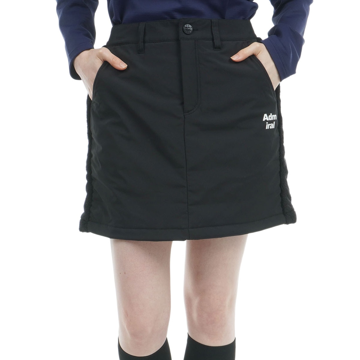 セール・アウトレット】ストレッチ ボアミックス 中綿スカート