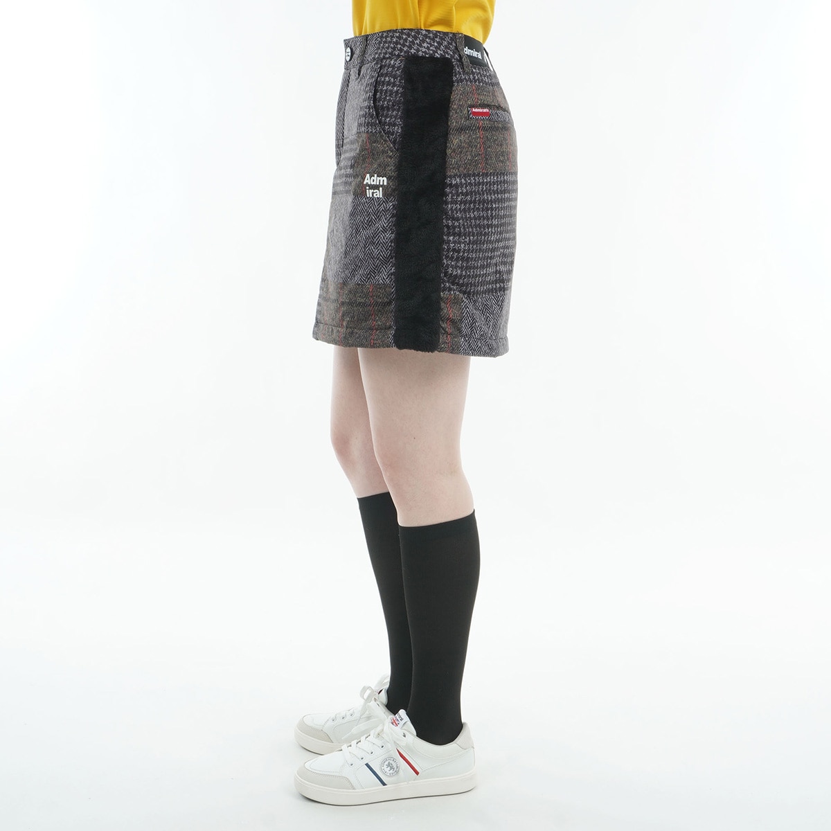 セール・アウトレット】ストレッチ ボアミックス 中綿スカート