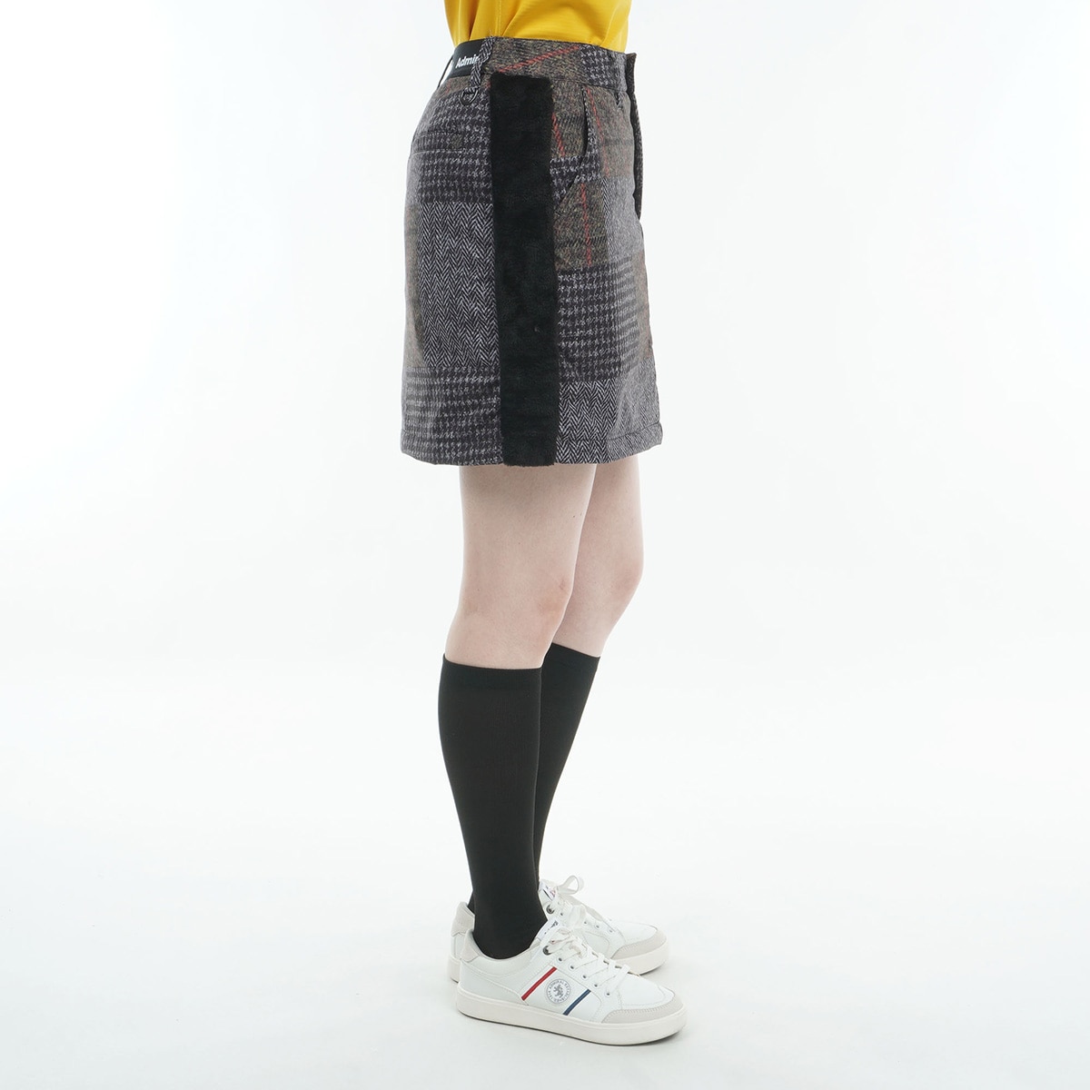 セール・アウトレット】ストレッチ ボアミックス 中綿スカート