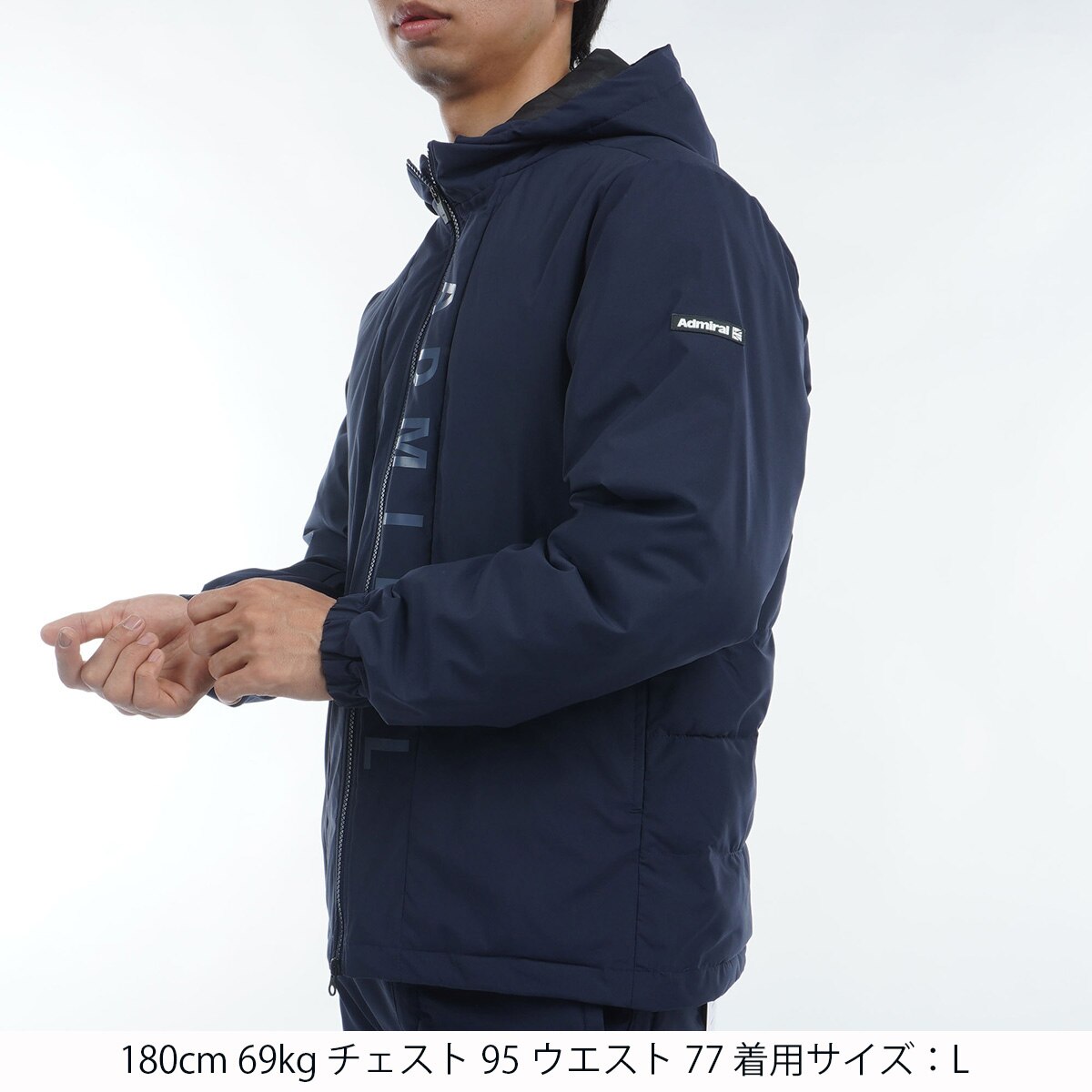 セール・アウトレット】ストレッチ 中綿 フーデッドジャケット