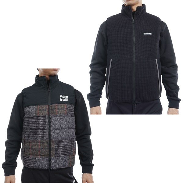 タグ無未使用】UNITED ARROWS 油っこ GOLF リバーシブルベスト