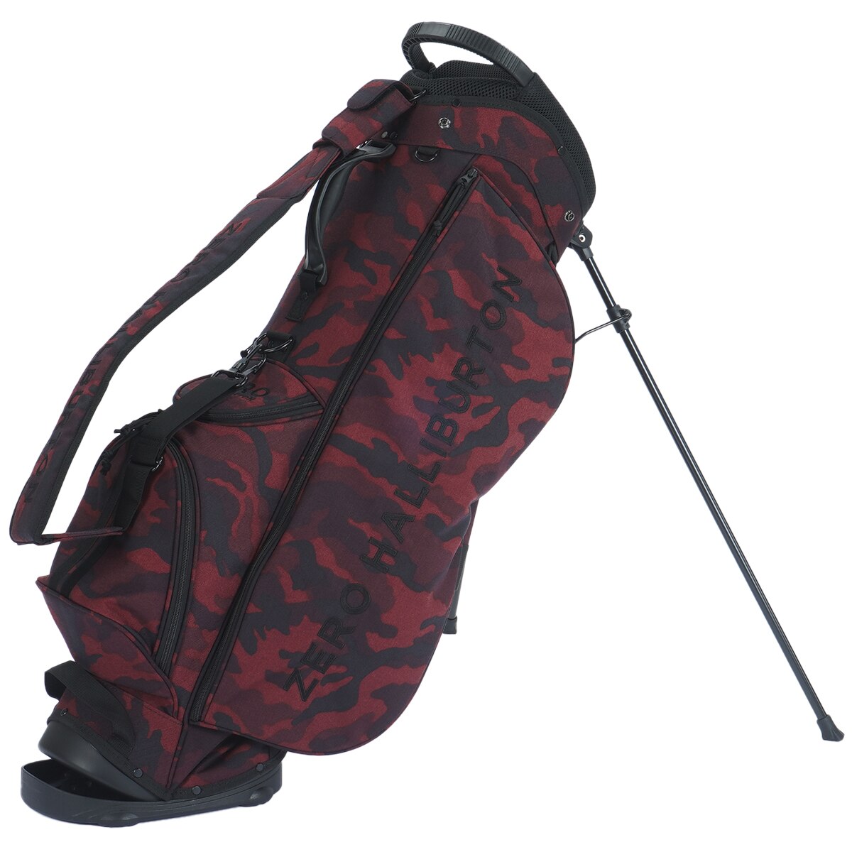新品 アーノルドパーマー スタンド式 キャディバッグ 超軽量 RED