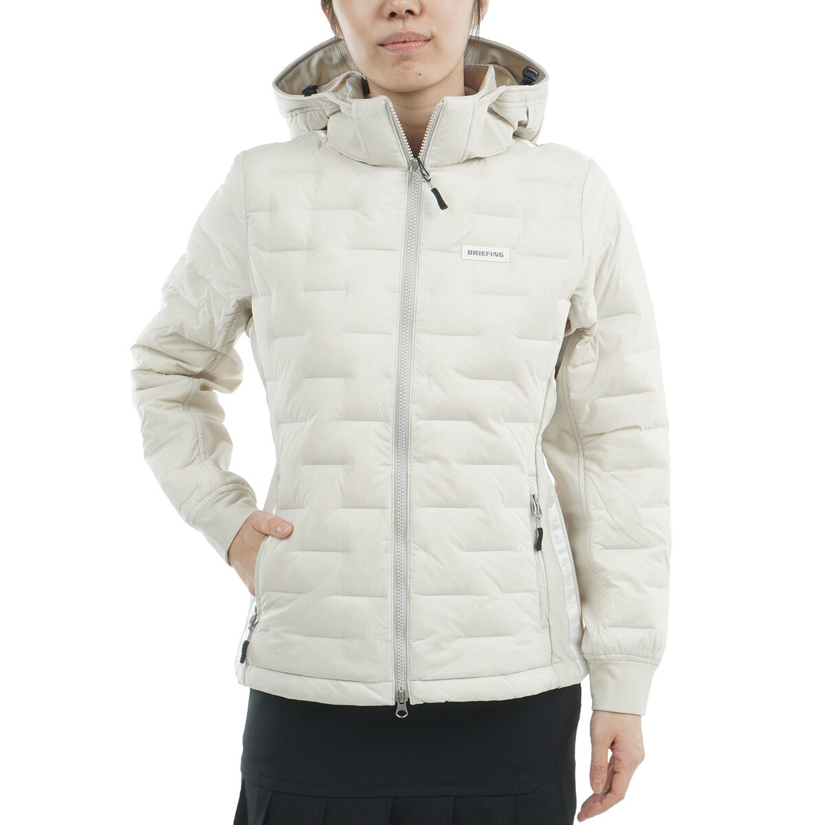 BRIEFING - MENS HYBRID DOWN PARKA / ブランドロゴ