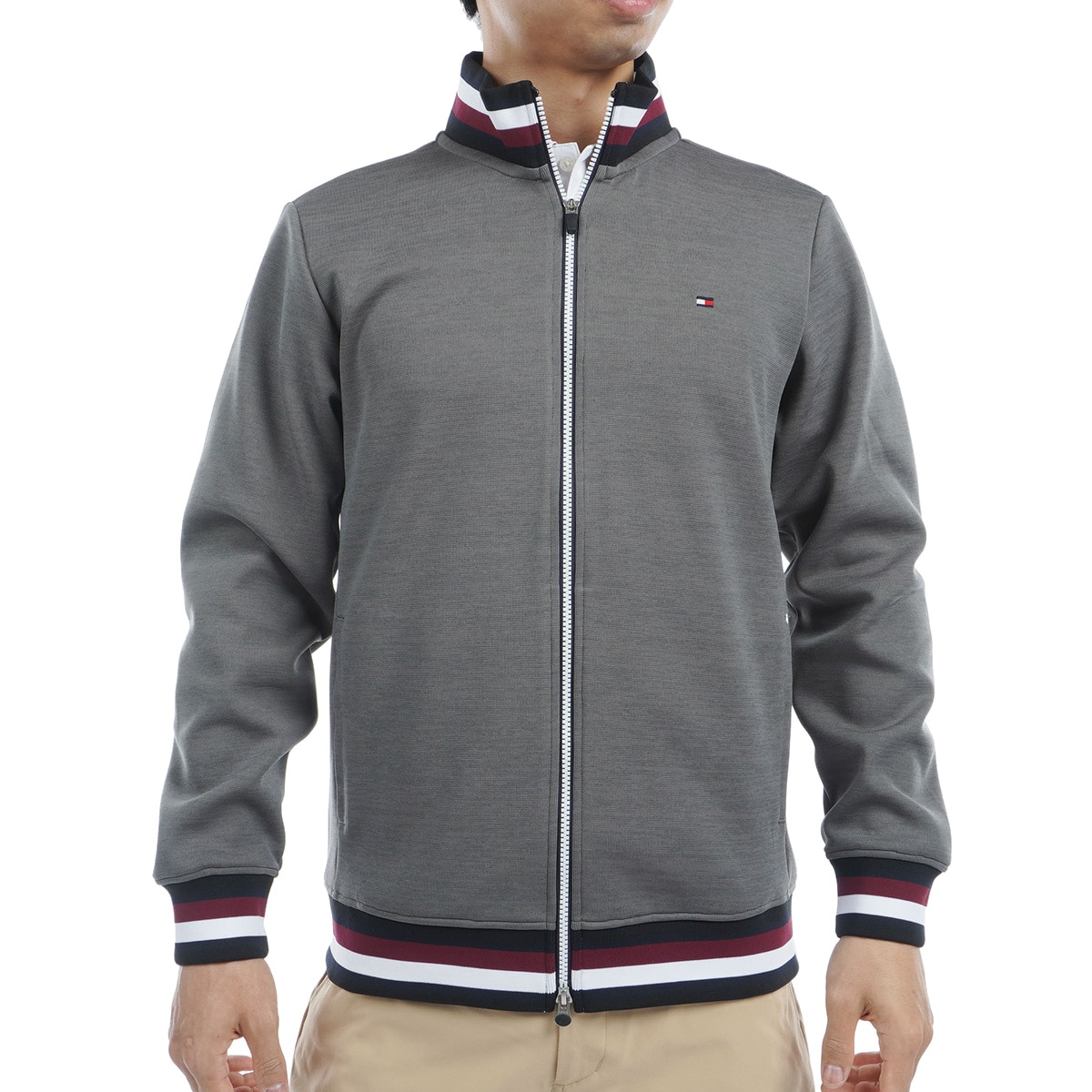 ストレッチ スウェットジャケット(アウター(ブルゾン、ウインド、ジャケット))|TOMMY HILFIGER GOLF(トミー ヒルフィガー ゴルフ)  THMA451の通販 - GDOゴルフショップ(0000756639)