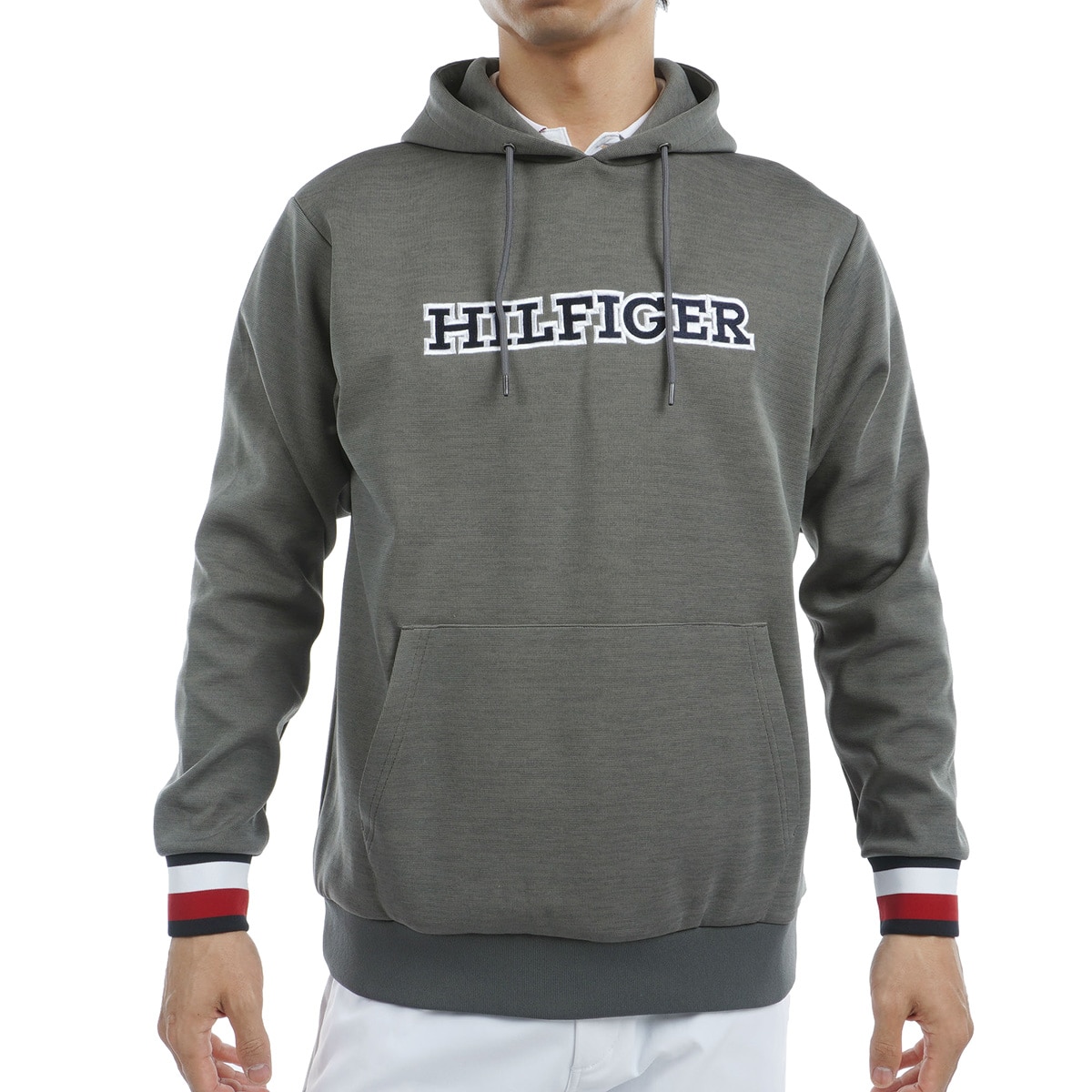 ストレッチ フロントロゴ スウェットフーディー(中間着(セーター、トレーナー))|TOMMY HILFIGER GOLF(トミー ヒルフィガー  ゴルフ) THMA457の通販 - GDOゴルフショップ(0000756645)