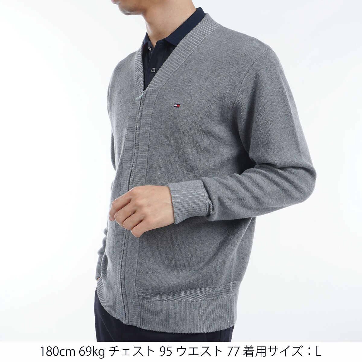 新品未使用 L トミー ジップアップニット golf グレー ウェア | ウィメンズ | トミー ヒルフィガー 公式オンラインストア