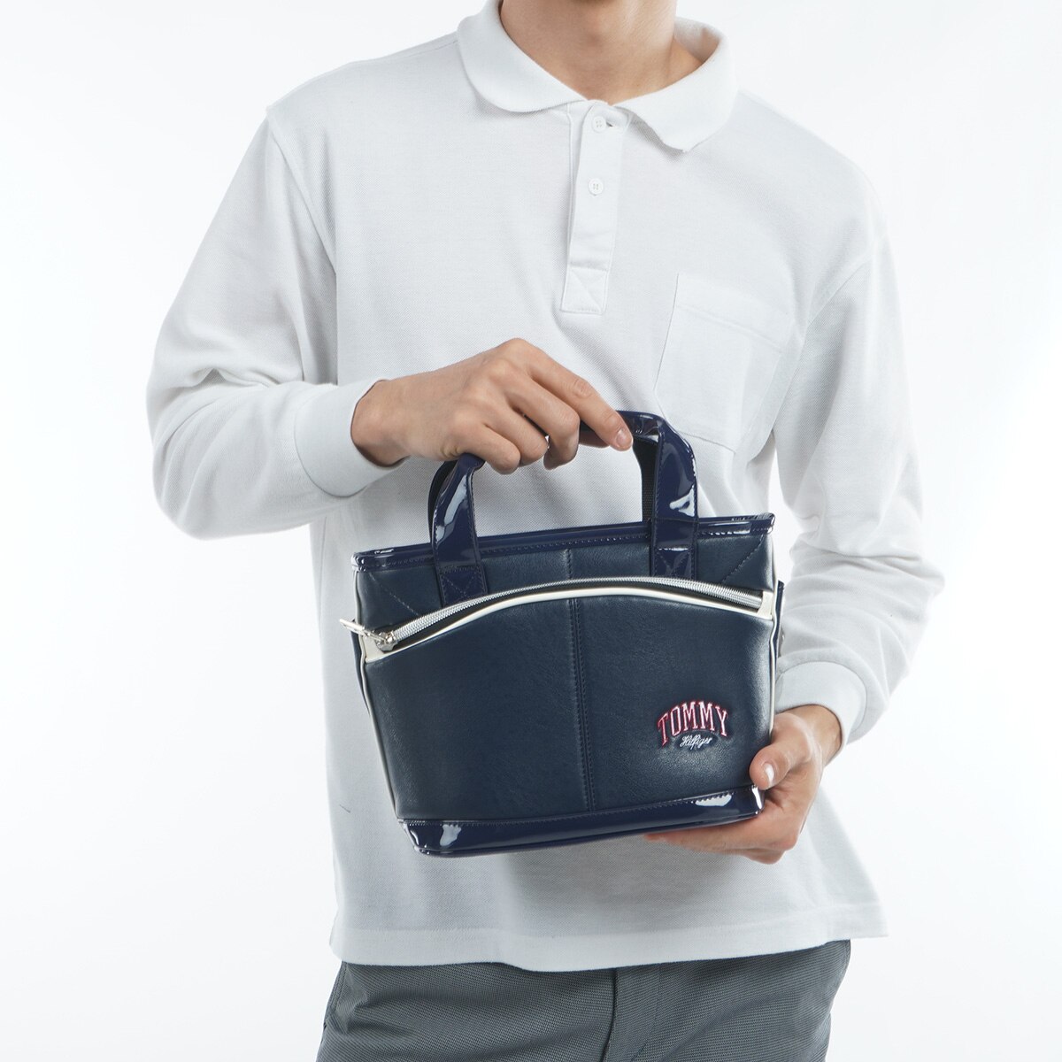 エナメルスポーツ ラウンドバッグ(ラウンドバッグ)|TOMMY