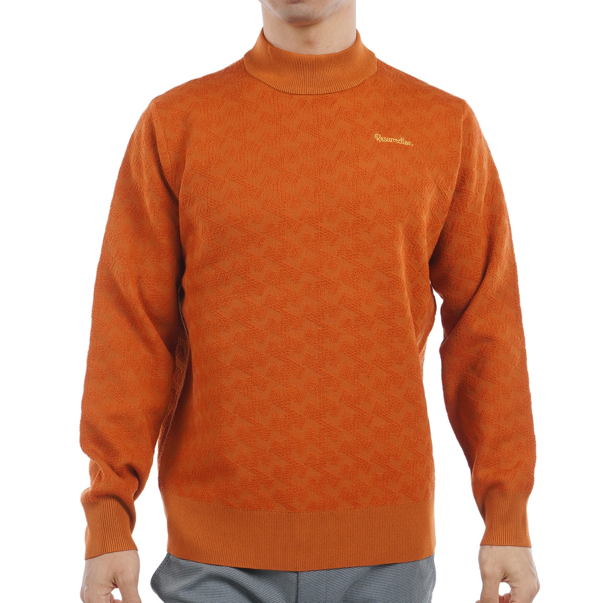 セール・アウトレット】GMジャガードハイネックセーター(中間着