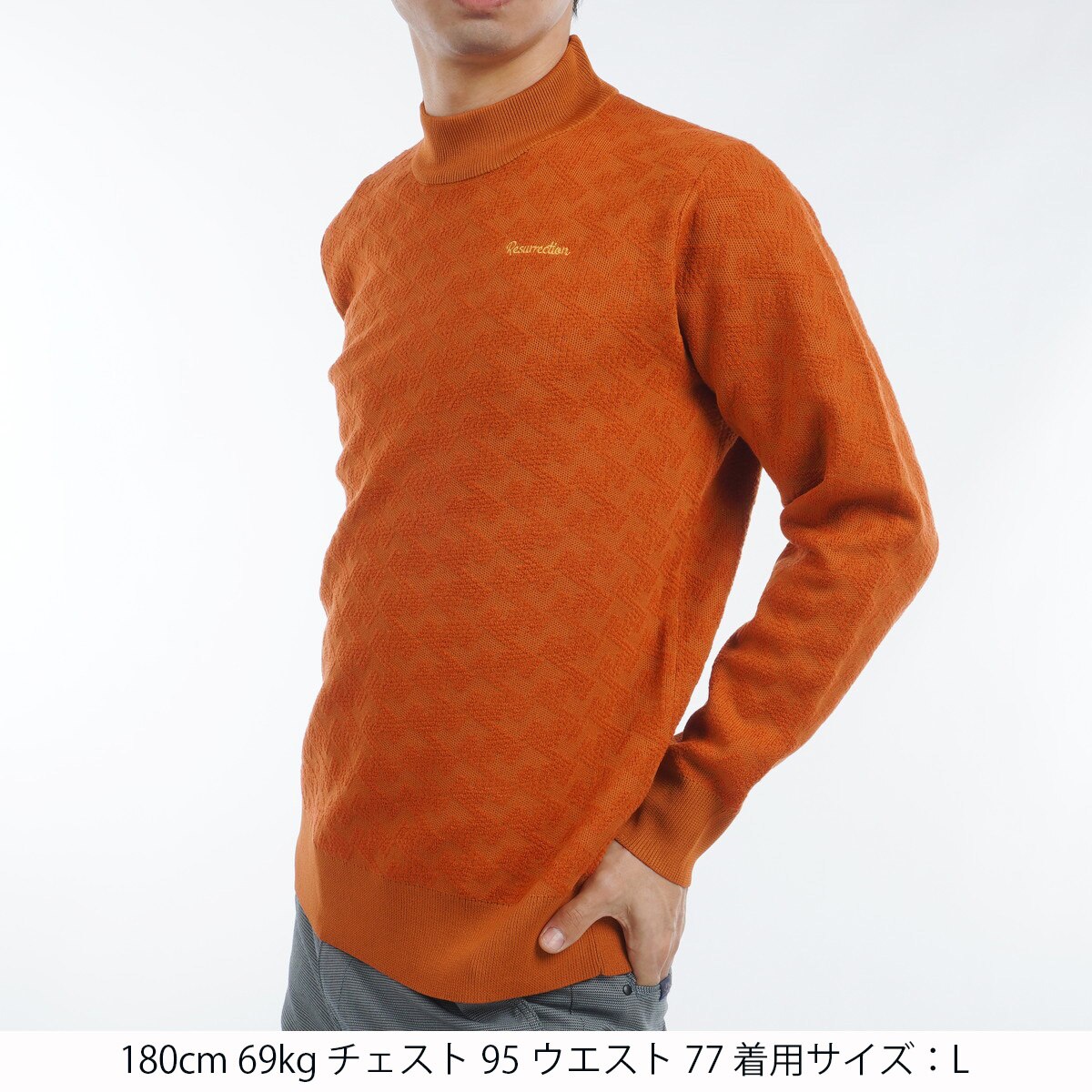 Resurrectionレザレクション GMアップリケ ローネックシャツ 179367791_th.jpg?