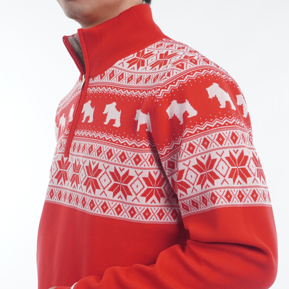 セール・アウトレット】ノルディック ジャカードセーター(中間着