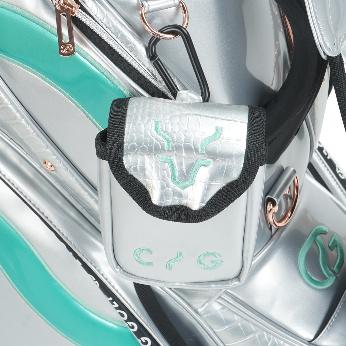 CPG GOLF 【期間限定】 エナメル コンビ キャディバッグ 9.5型
