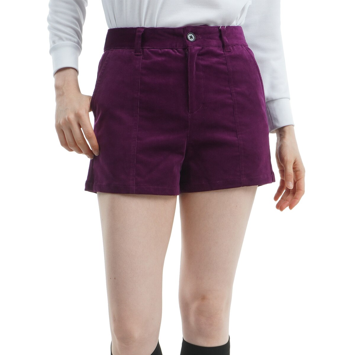 <新品未使用>VIVA HEART コーデュロイストレッチショートパンツ セール・アウトレット】ストレッチ コーデュロイショートパンツ