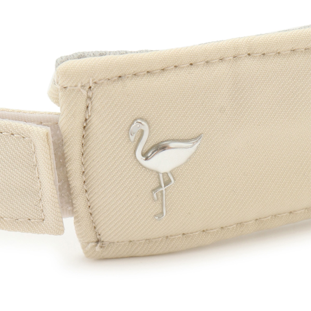 ラインストーンロゴ ツイルサンバイザー レディス(【女性】バイザー