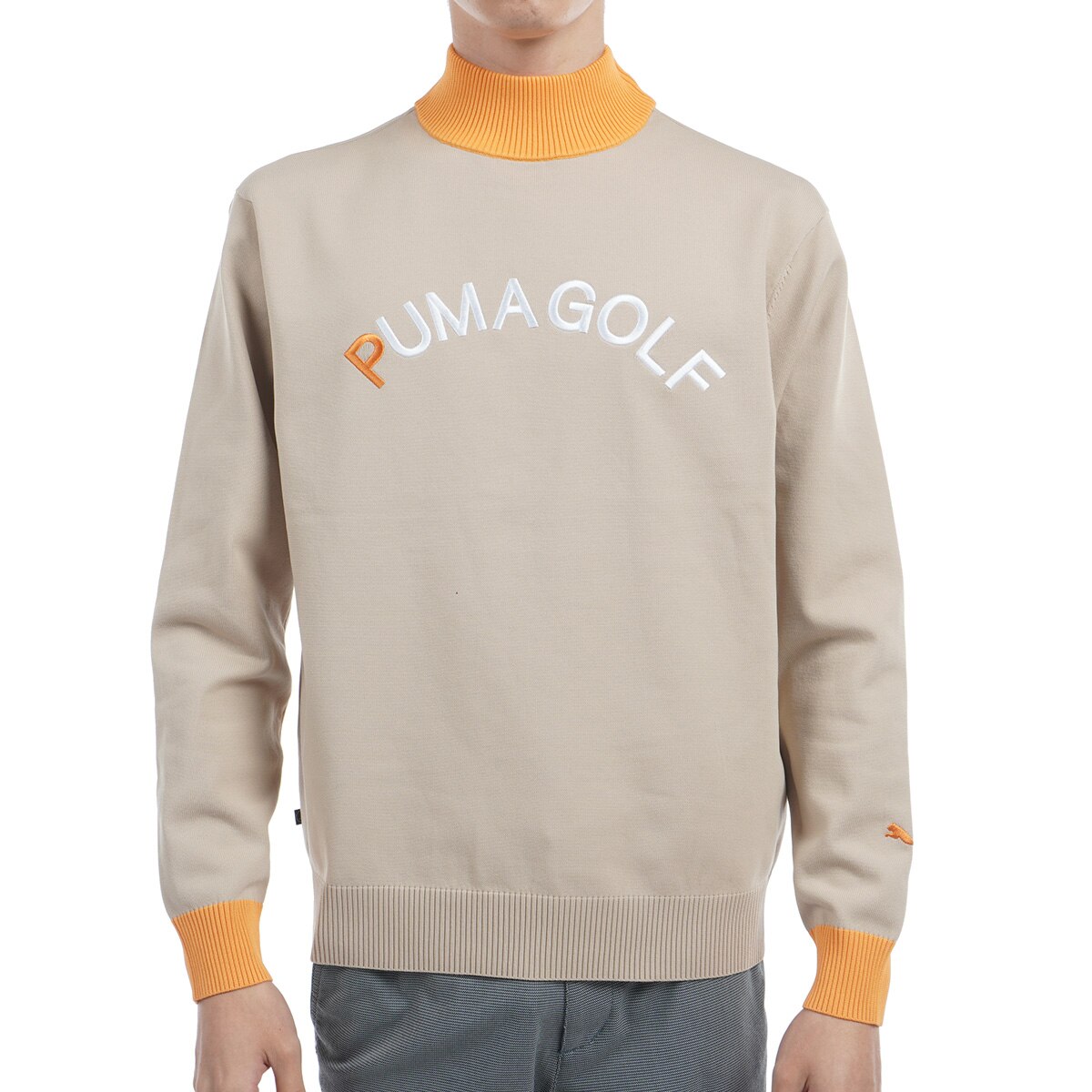 USプーマ コブラ 19秋冬 Crewneck セーター 紺M 特注袖白刺繍入り1円～