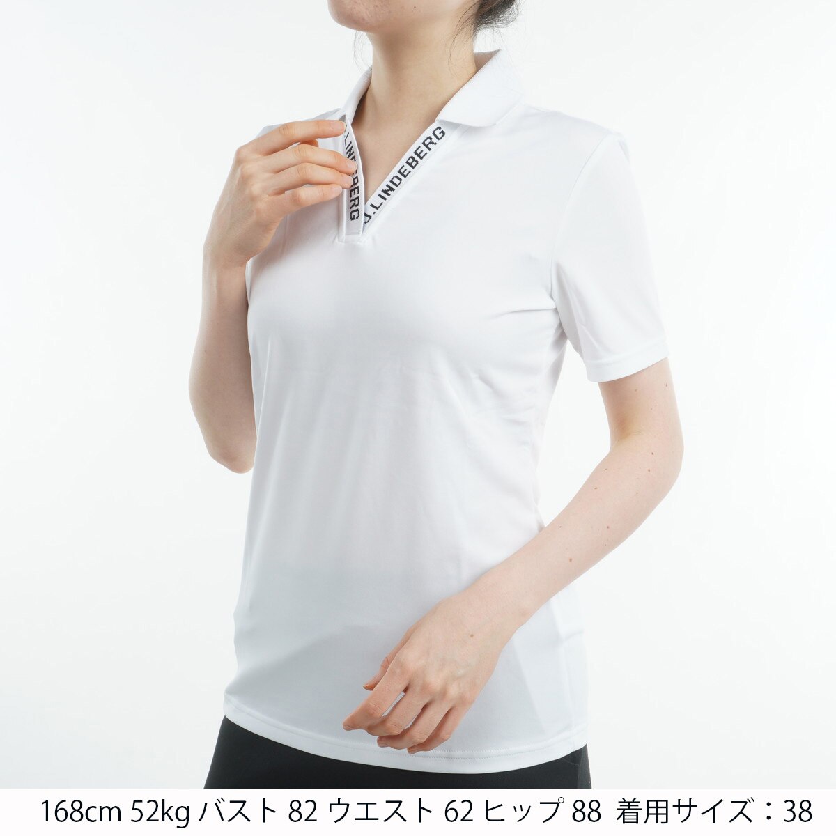 J.リンドバーグ ★モノトーン★ストレッチ★シャツ【レディースサイズ38（S）】 J.リンドバーグ☆モノトーン☆薄手ストレッチ☆シャツ