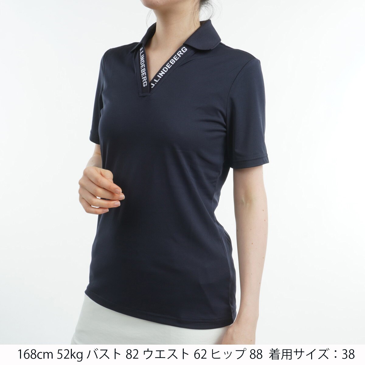 J.リンドバーグ ★モノトーン★ストレッチ★シャツ【レディースサイズ38（S）】 J.リンドバーグ☆モノトーン☆薄手ストレッチ☆シャツ